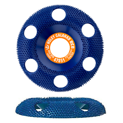 Schleifscheibe Blau rund Holey Galahad King Arthur Tools