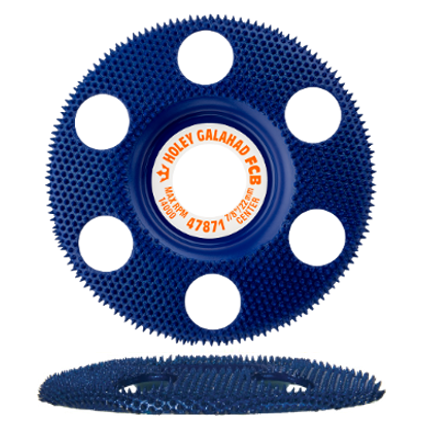 Schleifscheibe Blau flach Holey Galahad King Arthur Tools