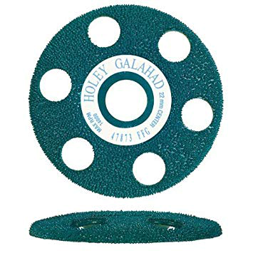 Schleifscheibe Grün flach Holey Galahad King Arthur Tools
