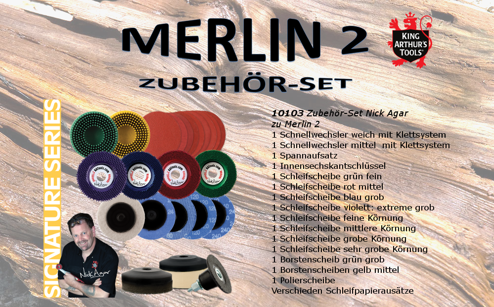 King Arthur Tools Merlin 2 Zubehör-Set