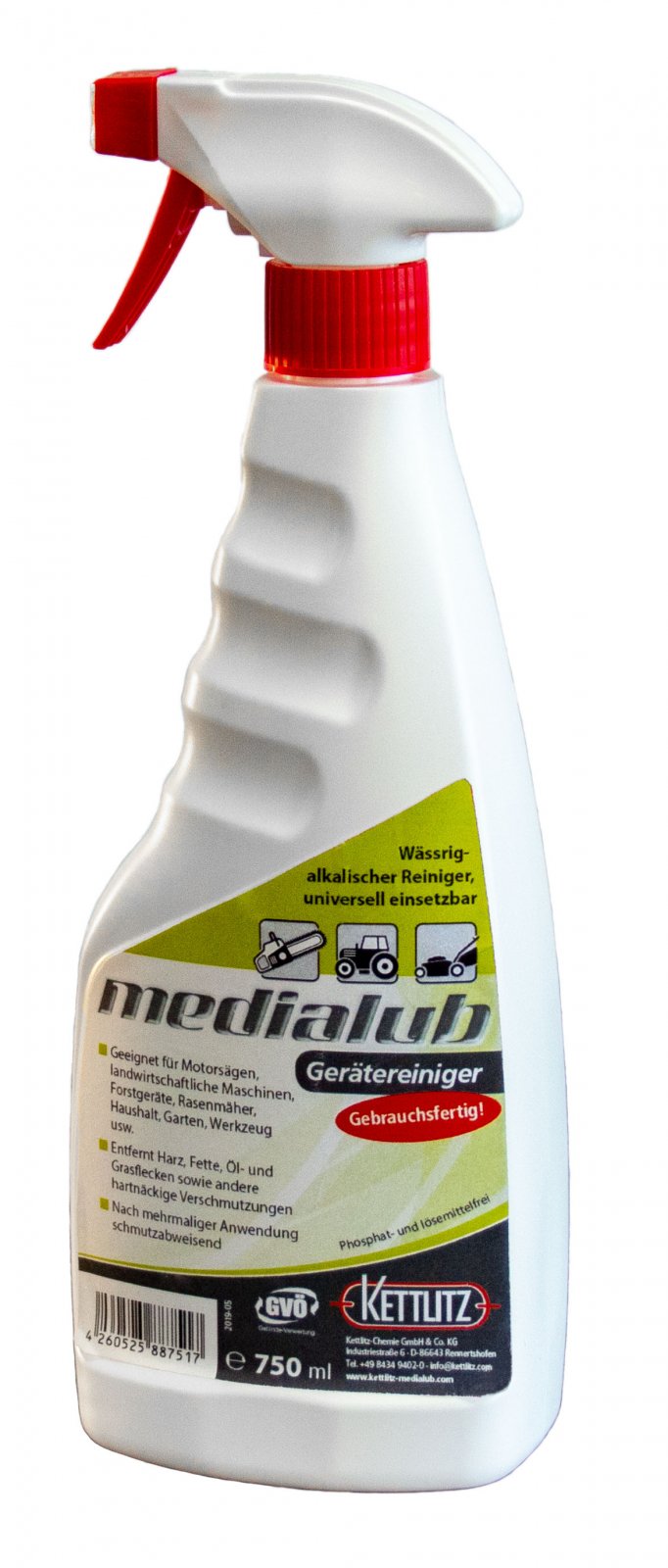 KETTLITZ-Medialub Gerätereiniger, Gebrauchsfertig