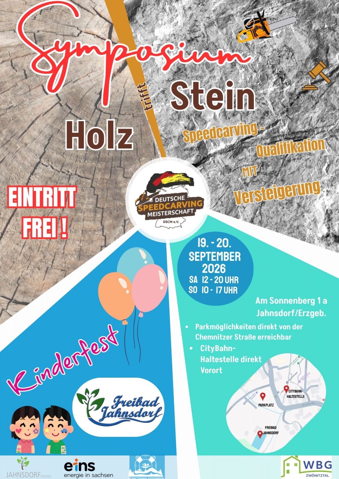 Holz trifft Stein Jahnsdorf (Freibad, Am Sonnenberg 1A, 09387 Jahnsdorf/Erzgebirge)
