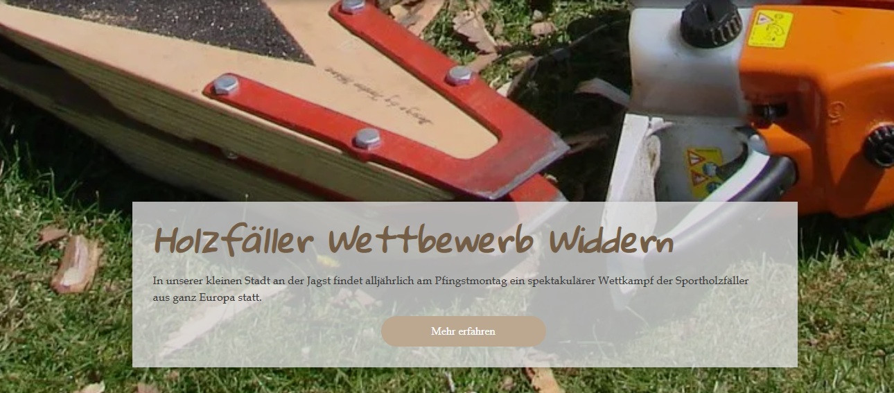 Holzfäller Wettbewerb - Pfingstmontag 25.05.2026