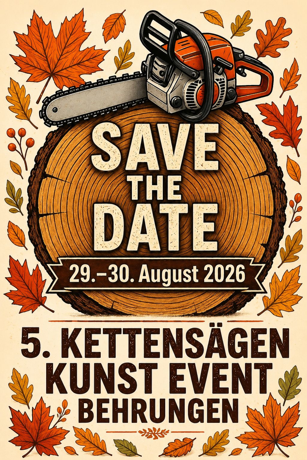 5. Kettensägen Kunst Event Behrungen (Thüringen)