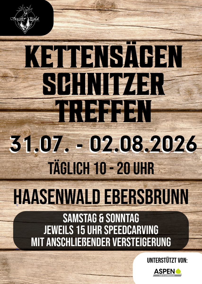 Schnitzertreffen Haasenwald Ebersbrunn, Lengenfelder Str. 53, 08115 Lichtentanne (bei Zwickau)
