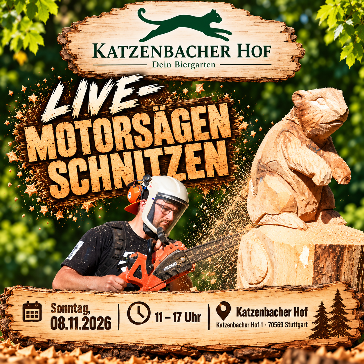 Show-Schnitzen am Katzenbacher Hof
