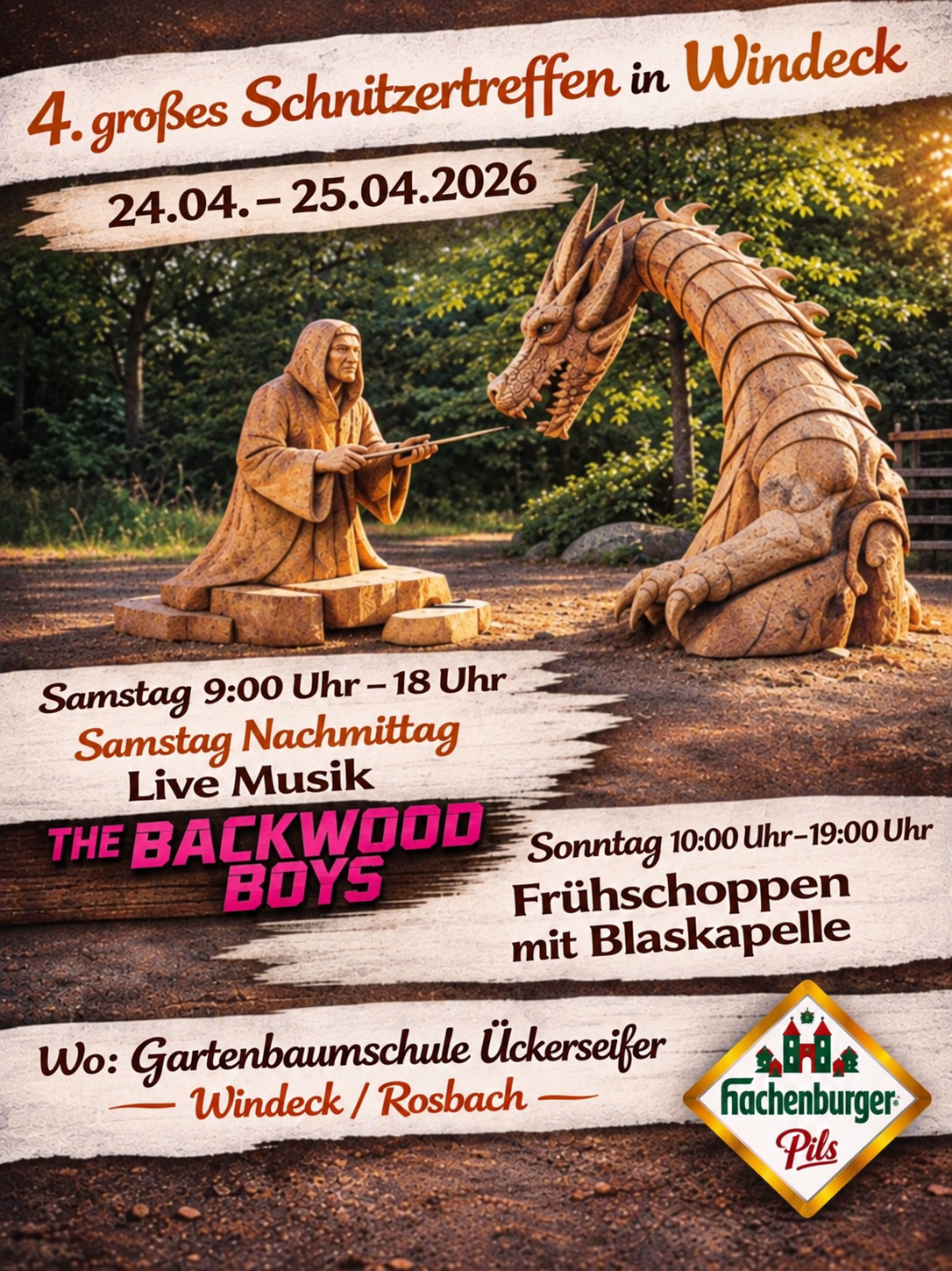 4. Schnitzertreffen in Windeck am 25. und 26. April